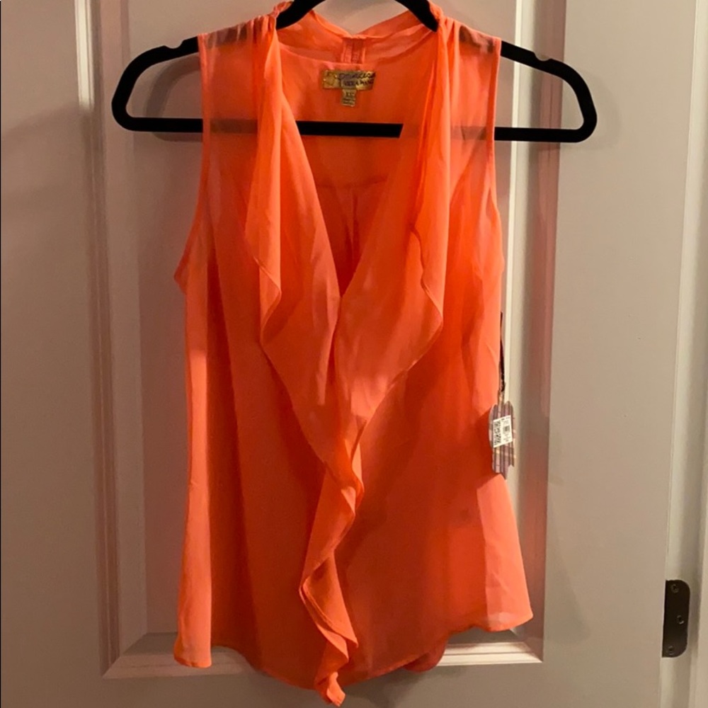 Coral tank top